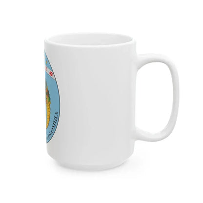 Coat of arms of Ecuador (1830) - White Coffee Mug - Go Mug Yourself