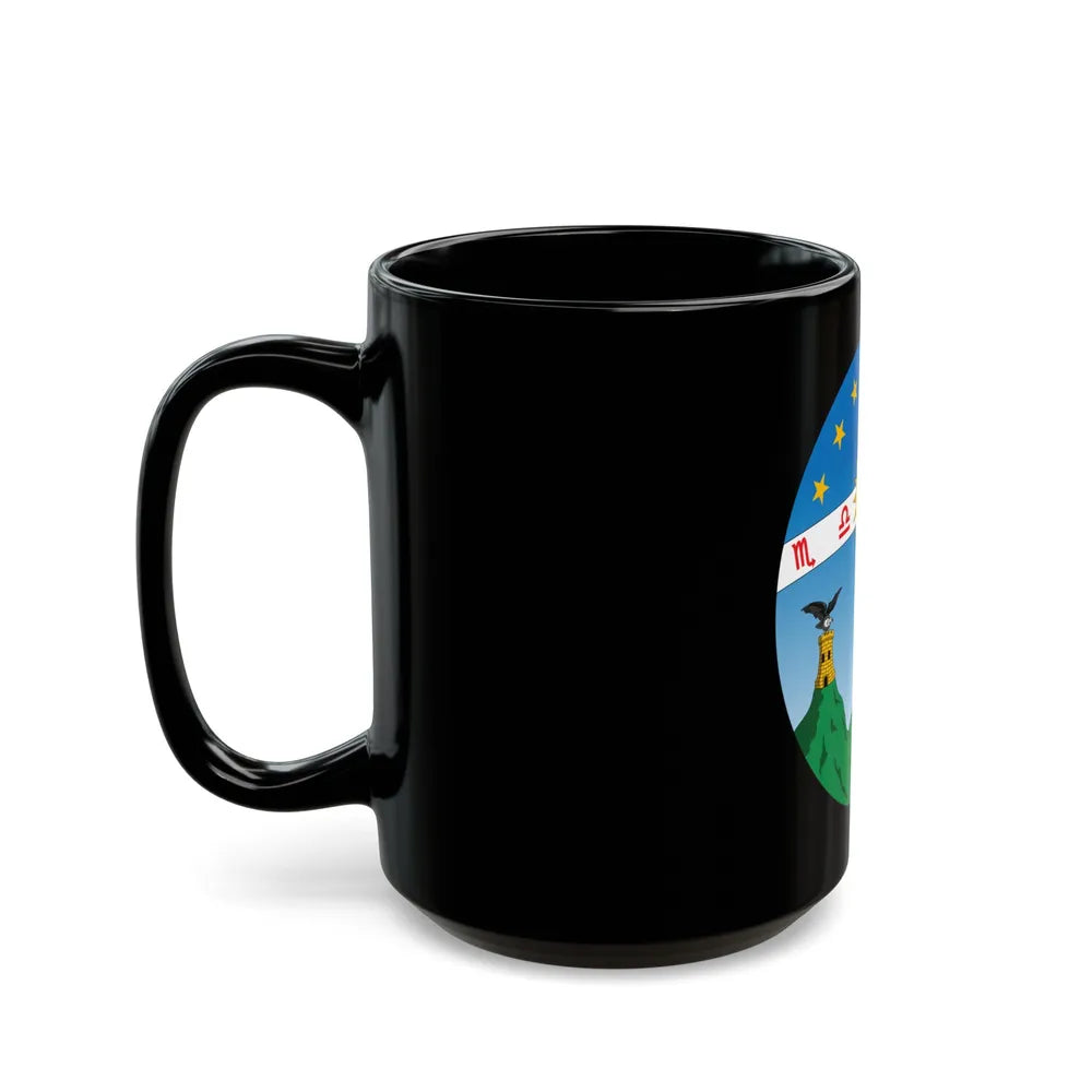 Coat of arms of Ecuador (1835) - Black Coffee Mug-Go Mug Yourself