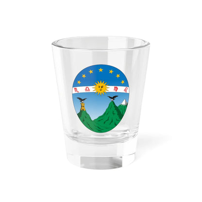 Coat of arms of Ecuador 1835 (Ecuador) (Coat of Arms) Shot Glass 1.5oz 1.5oz - Go Mug Yourself