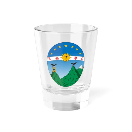 Coat of arms of Ecuador 1835 (Ecuador) (Coat of Arms) Shot Glass 1.5oz 1.5oz - Go Mug Yourself