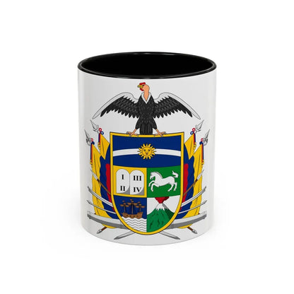 Coat of arms of Ecuador (1843) - Accent Coffee Mug 11oz Black - Go Mug Yourself