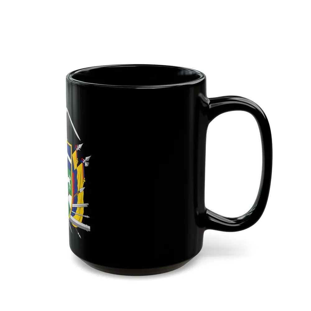 Coat of arms of Ecuador (1843) - Black Coffee Mug-Go Mug Yourself