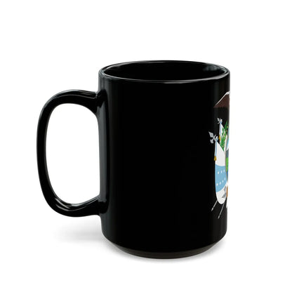 Coat of arms of Ecuador (1845) - Black Coffee Mug-Go Mug Yourself