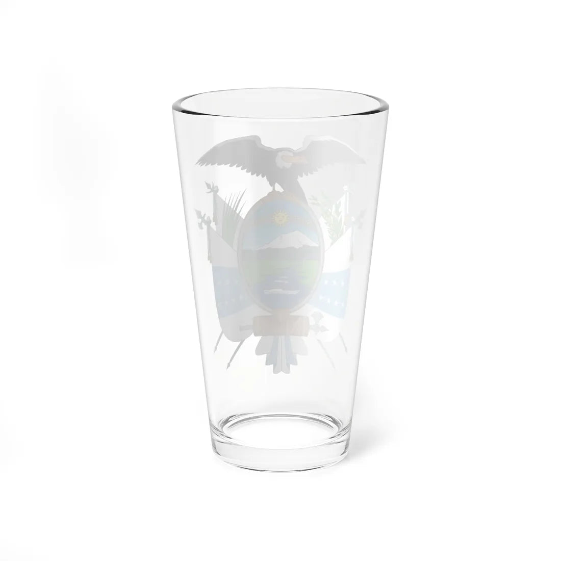Coat of arms of Ecuador 1845 (Ecuador) (Coat of Arms) Pint Glass 16oz - Go Mug Yourself