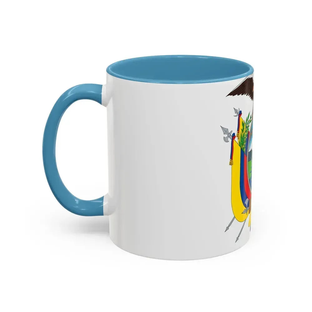 Coat of arms of Ecuador - Accent Coffee Mug - Go Mug Yourself