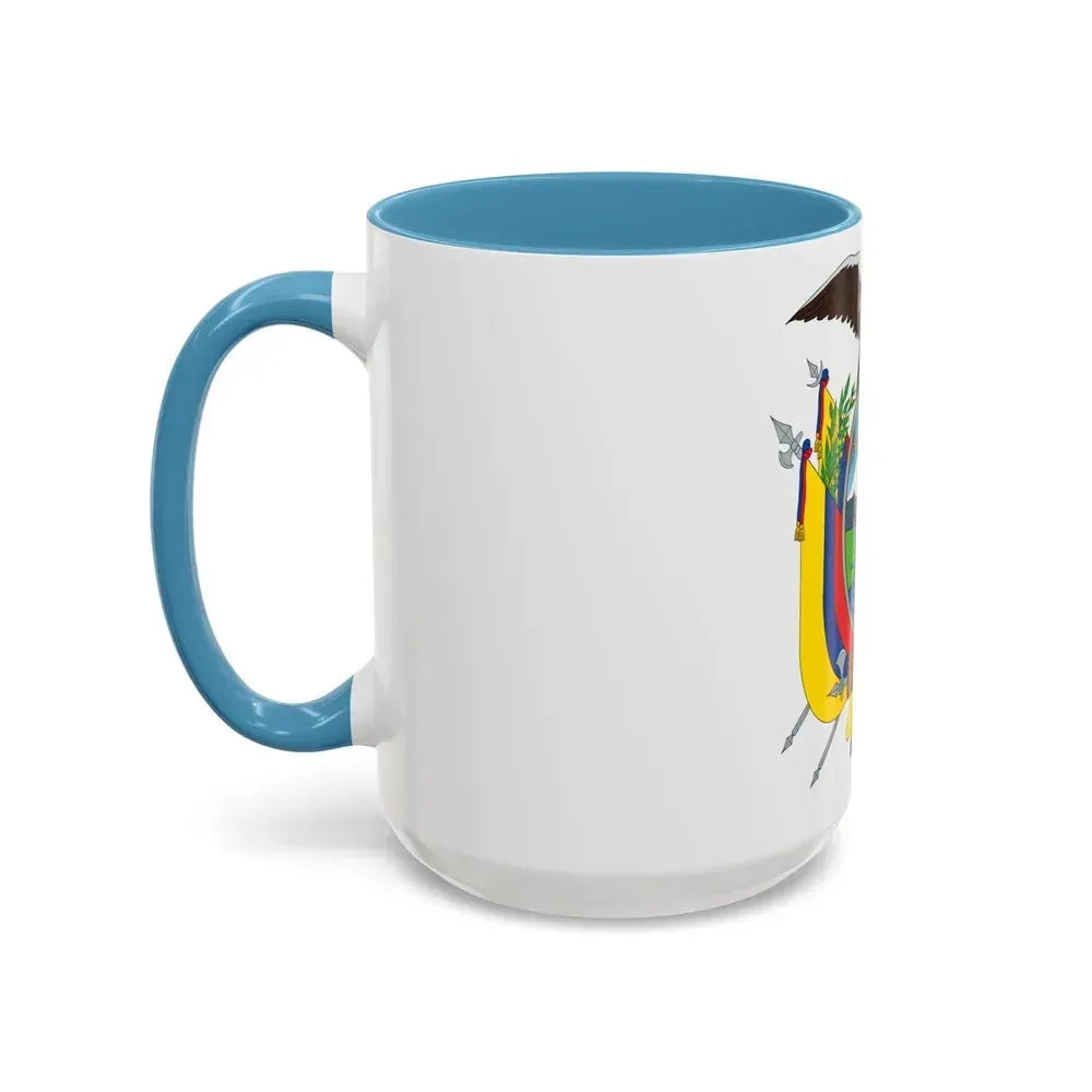 Coat of arms of Ecuador - Accent Coffee Mug - Go Mug Yourself