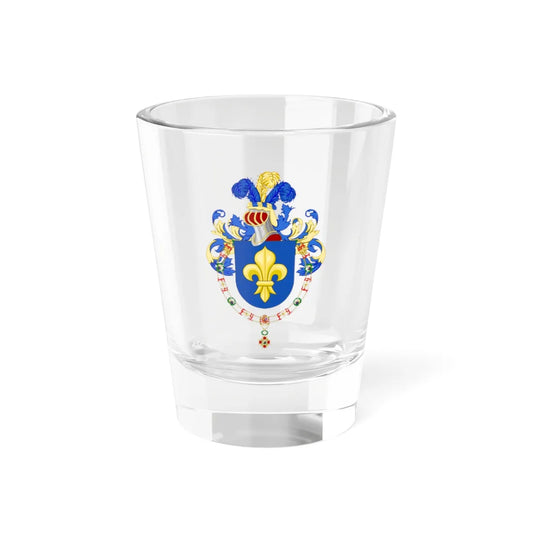 Coat of Arms of Eduardo Frei Order of Isabella the Catholic (Switzerland) (Coat of Arms) Shot Glass 1.5oz 1.5oz - Go Mug Yourself