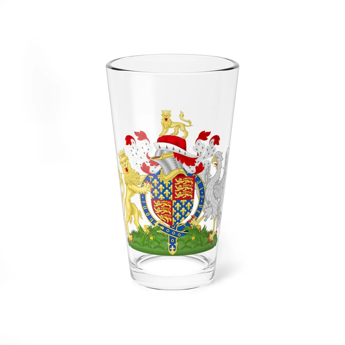 Coat of Arms of Edward III of England 1327-1377 Variant 2 (England) (Coat of Arms) Pint Glass 16oz 16oz - Go Mug Yourself