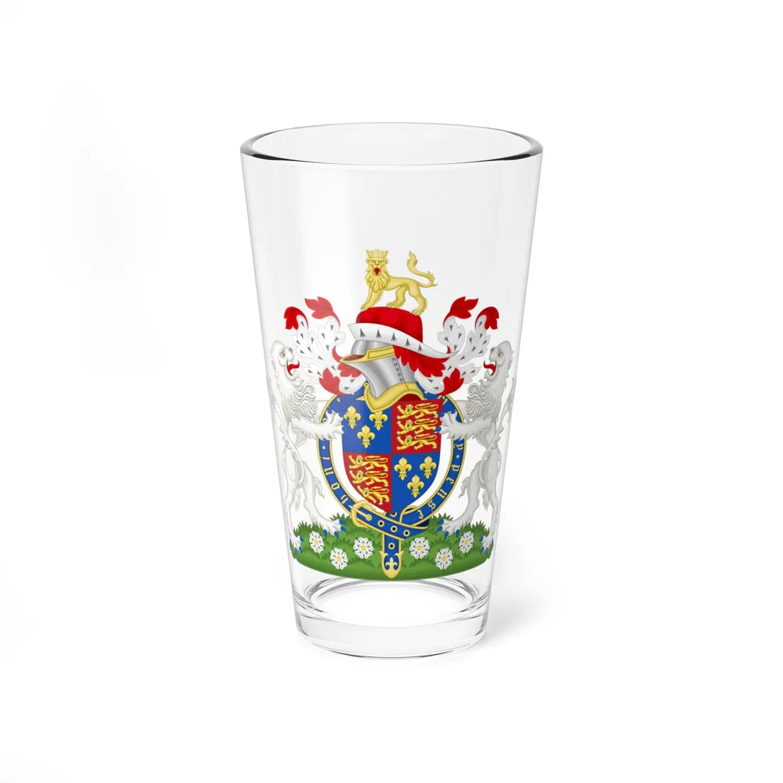 Coat of Arms of Edward IV of England 1461-1483 (England) (Coat of Arms) Pint Glass 16oz 16oz - Go Mug Yourself