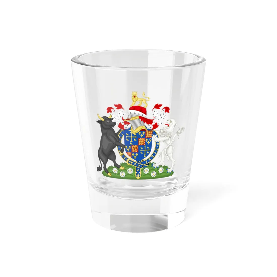 Coat of Arms of Edward IV of England 1461-1483 Shield Variant (England) (Coat of Arms) Shot Glass 1.5oz 1.5oz - Go Mug Yourself