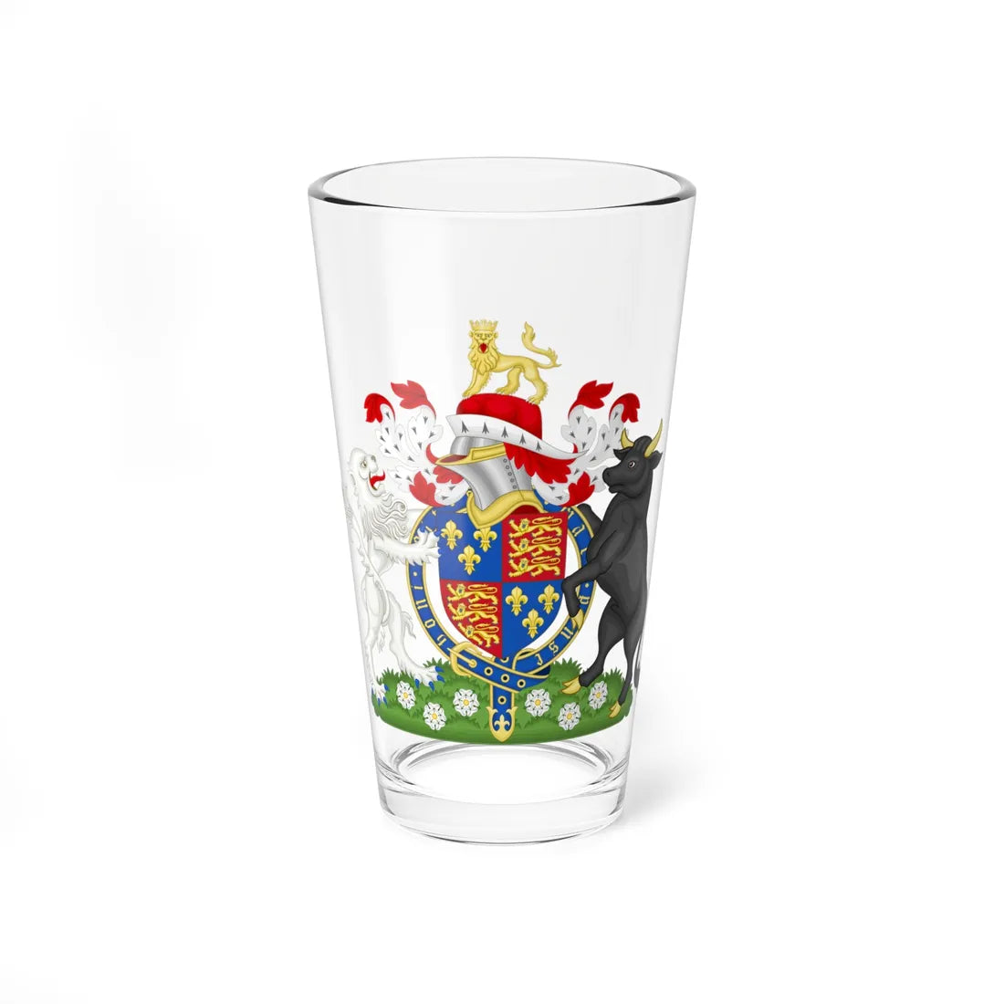 Coat of Arms of Edward IV of England 1461-1483 Variant 1 (England) (Coat of Arms) Pint Glass 16oz 16oz - Go Mug Yourself
