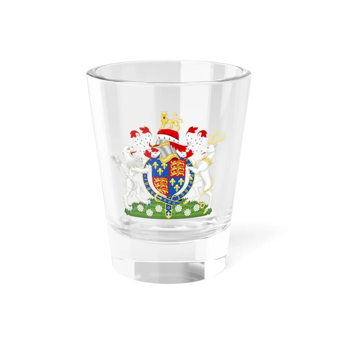 Coat of Arms of Edward IV of England 1461-1483 Variant 3 (England) (Coat of Arms) Shot Glass 1.5oz 1.5oz - Go Mug Yourself