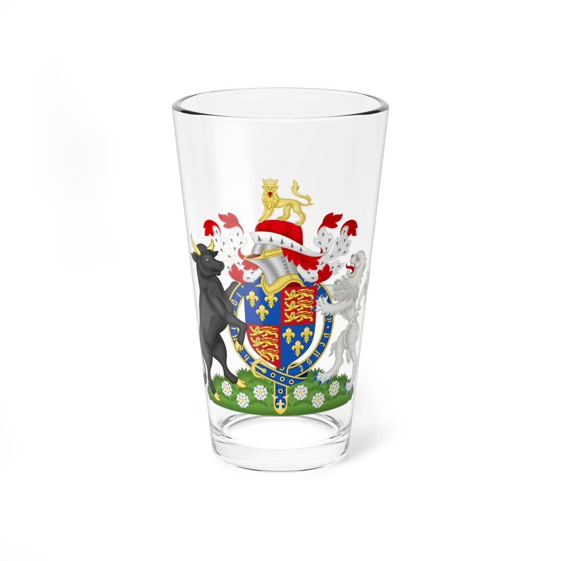 Coat of Arms of Edward IV of England 1461-1483 Variant 4 (England) (Coat of Arms) Pint Glass 16oz 16oz - Go Mug Yourself