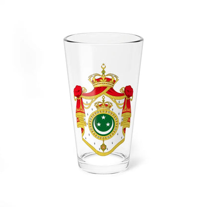 Coat of arms of Egypt 1922-1953 (Egypt) (Coat of Arms) Pint Glass 16oz 16oz - Go Mug Yourself