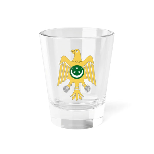 Coat of arms of Egypt 1953-1958 (Egypt) (Coat of Arms) Shot Glass 1.5oz 1.5oz - Go Mug Yourself
