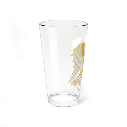 Coat of arms of Egypt 1972-1984 (Egypt) (Coat of Arms) Pint Glass 16oz - Go Mug Yourself