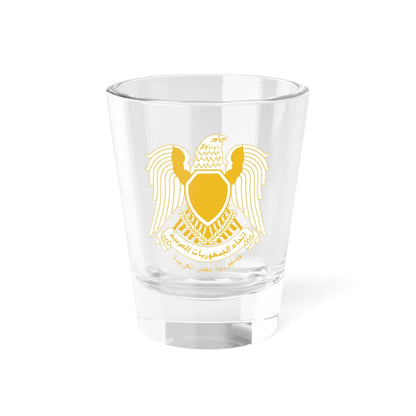Coat of arms of Egypt 1972-1984 (Egypt) (Coat of Arms) Shot Glass 1.5oz 1.5oz - Go Mug Yourself