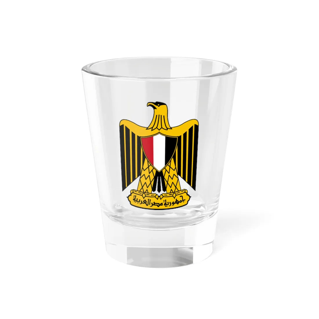 Coat of arms of Egypt (Egypt) (Coat of Arms) Shot Glass 1.5oz 1.5oz - Go Mug Yourself