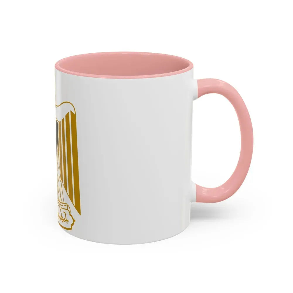 Coat of arms of Egypt (Official) - Accent Coffee Mug - Go Mug Yourself