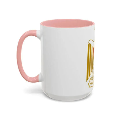 Coat of arms of Egypt (Official) - Accent Coffee Mug - Go Mug Yourself