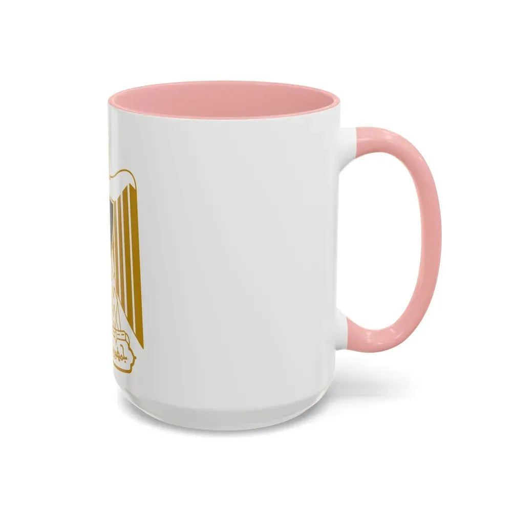 Coat of arms of Egypt (Official) - Accent Coffee Mug - Go Mug Yourself