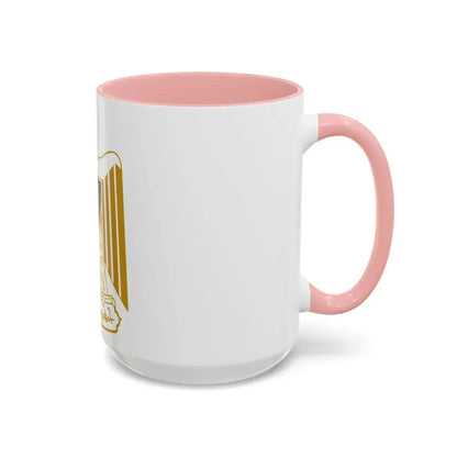 Coat of arms of Egypt (Official) - Accent Coffee Mug - Go Mug Yourself