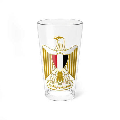 Coat of arms of Egypt Official (Egypt) (Coat of Arms) Pint Glass 16oz 16oz - Go Mug Yourself