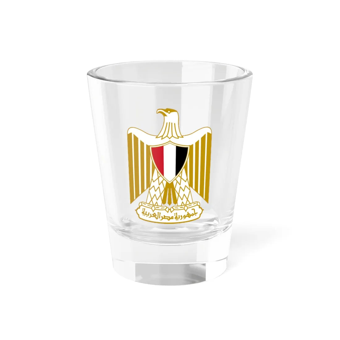 Coat of arms of Egypt Official (Egypt) (Coat of Arms) Shot Glass 1.5oz 1.5oz - Go Mug Yourself