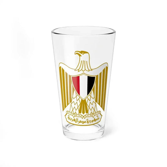 Coat of arms of Egypt (Official) - Pint Glass 16oz 16oz - Go Mug Yourself