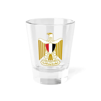 Coat of arms of Egypt (Official) - Shot Glass 1.5oz 1.5oz - Go Mug Yourself