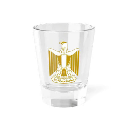Coat of arms of Egypt (on flag) - Shot Glass 1.5oz 1.5oz - Go Mug Yourself
