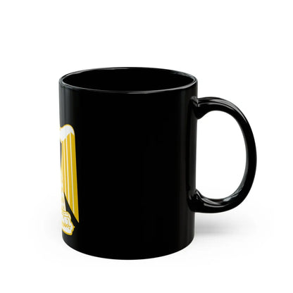 Coat of arms of Egypt (variant) - Black Coffee Mug-Go Mug Yourself