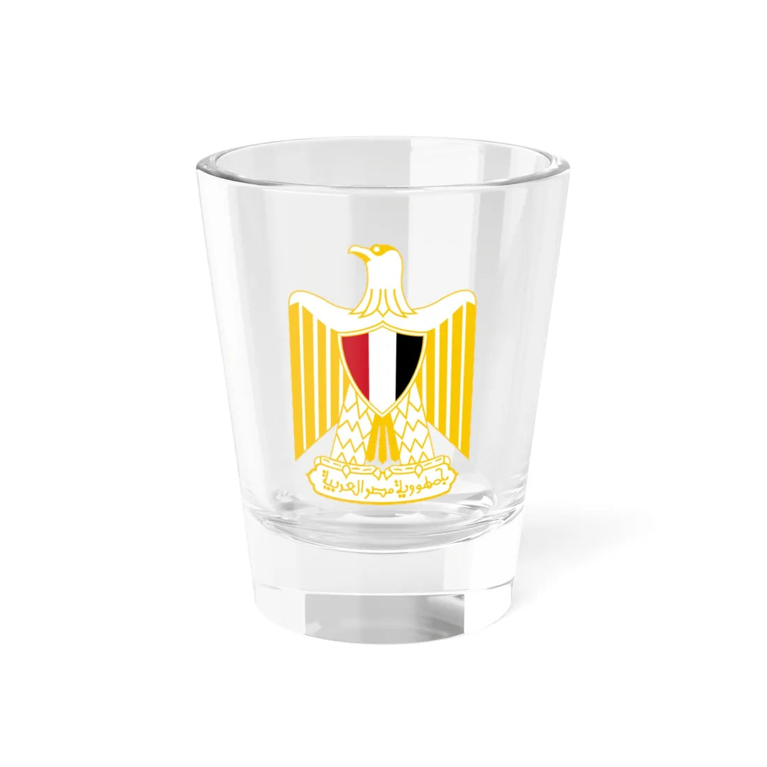 Coat of arms of Egypt variant (Egypt) (Coat of Arms) Shot Glass 1.5oz 1.5oz - Go Mug Yourself