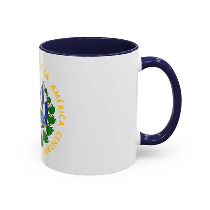 Coat of arms of El Salvador - Accent Coffee Mug - Go Mug Yourself