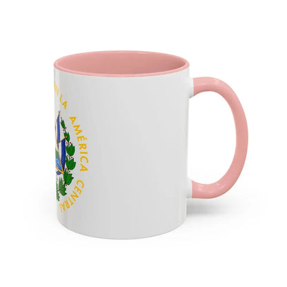 Coat of arms of El Salvador - Accent Coffee Mug - Go Mug Yourself