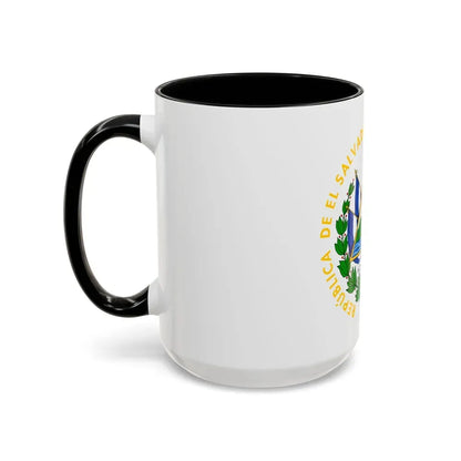 Coat of arms of El Salvador - Accent Coffee Mug - Go Mug Yourself
