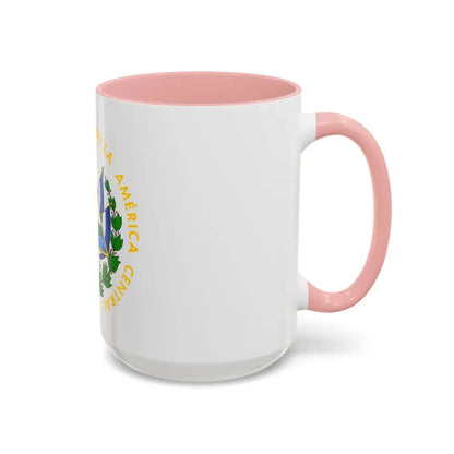 Coat of arms of El Salvador - Accent Coffee Mug - Go Mug Yourself
