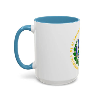 Coat of arms of El Salvador - Accent Coffee Mug - Go Mug Yourself