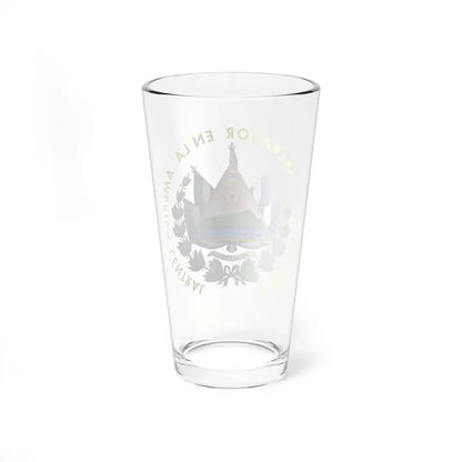 Coat of arms of El Salvador - Pint Glass 16oz - Go Mug Yourself