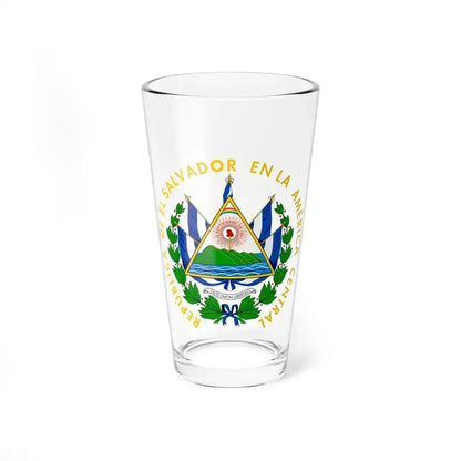 Coat of arms of El Salvador - Pint Glass 16oz - Go Mug Yourself