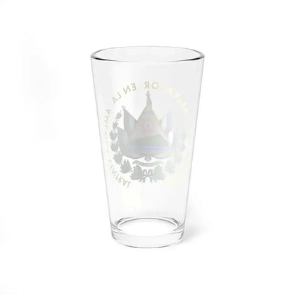 Coat of arms of El Salvador - Pint Glass 16oz - Go Mug Yourself