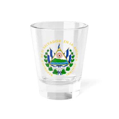 Coat of arms of El Salvador - Shot Glass 1.5oz 1.5oz - Go Mug Yourself