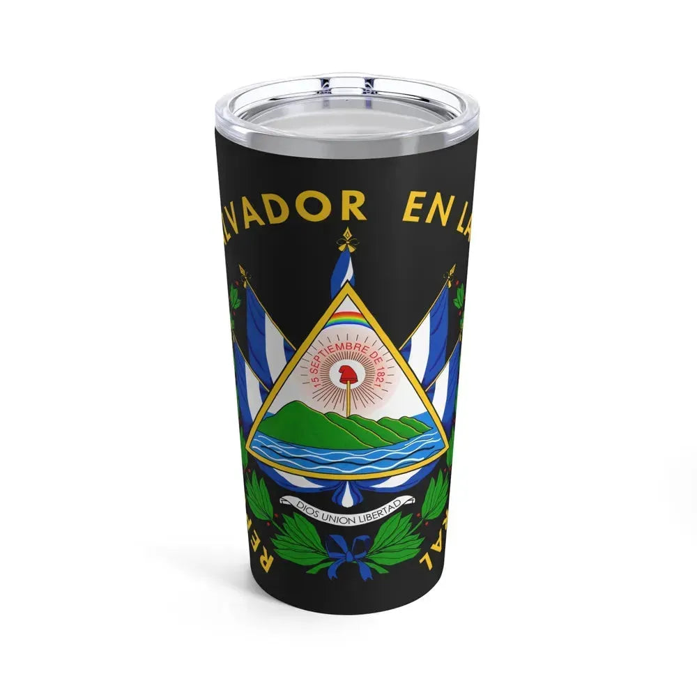 Coat of arms of El Salvador - Tumbler 20oz 20oz - Go Mug Yourself