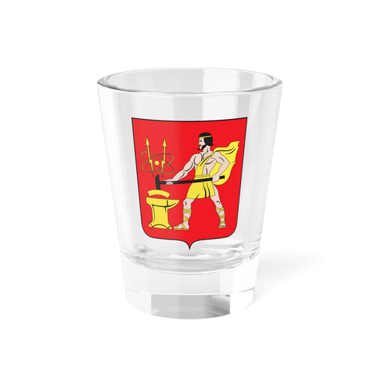 Coat of Arms of Elektrostal Moscow oblast (Russia) (Coat of Arms) Shot Glass 1.5oz 1.5oz - Go Mug Yourself