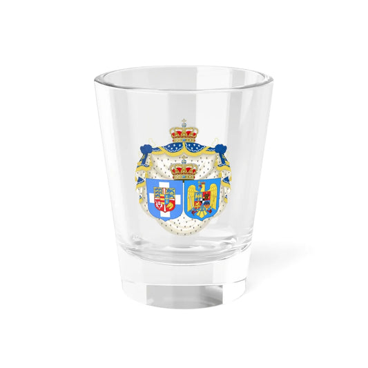Coat of Arms of Elisabeth of Romania (Denmark) (Coat of Arms) Shot Glass 1.5oz 1.5oz - Go Mug Yourself
