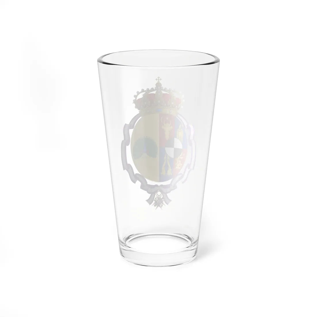 Coat of Arms of Elisabeth of Romania Order of María Luisa (Oman) (Coat of Arms) Pint Glass 16oz - Go Mug Yourself