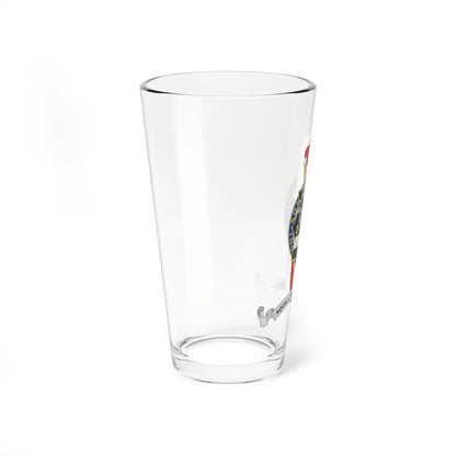 Coat of Arms of Eliza Baroness Manningham-Buller (Spain) (Coat of Arms) Pint Glass 16oz - Go Mug Yourself