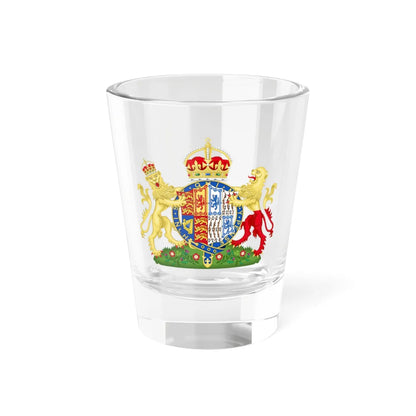 Coat of Arms of Elizabeth Bowes-Lyon (United Kingdom) (Coat of Arms) Shot Glass 1.5oz 1.5oz - Go Mug Yourself