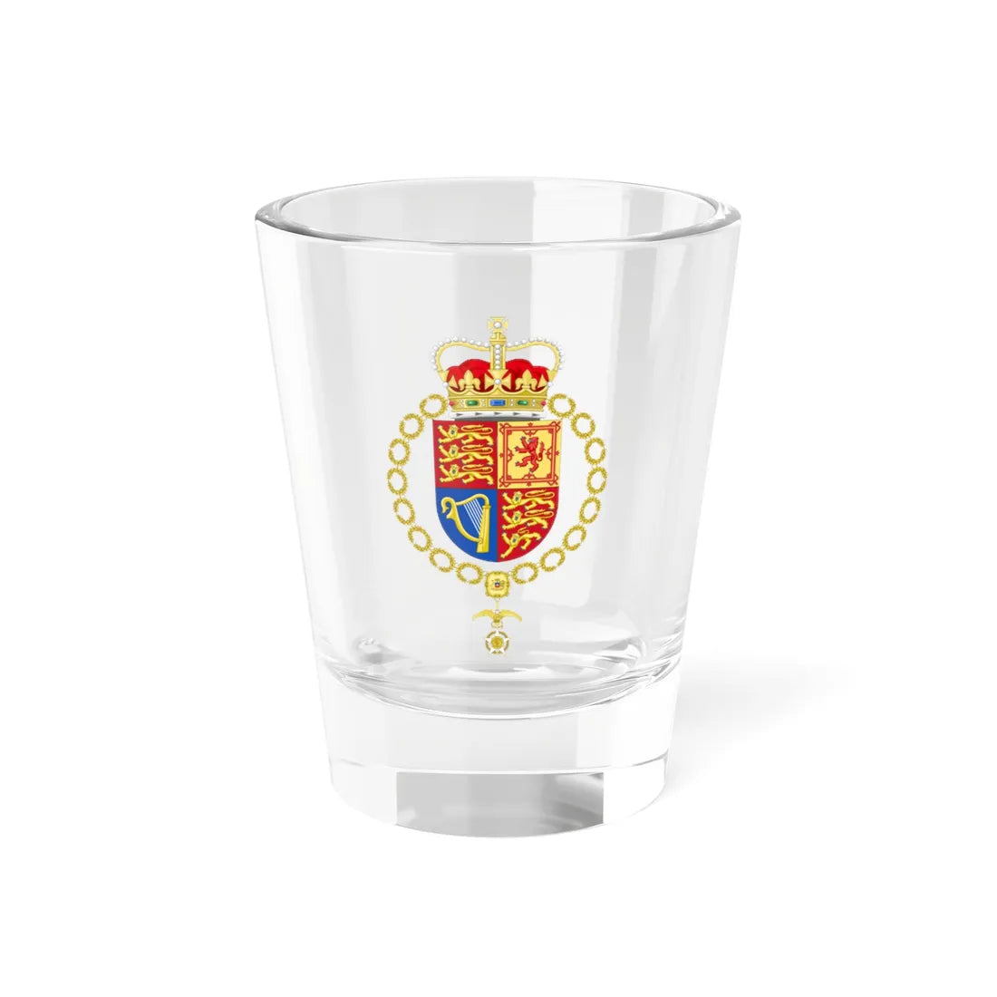Coat of Arms of Elizabeth II Chilean Order of Merit (Chile) (Coat of Arms) Shot Glass 1.5oz 1.5oz - Go Mug Yourself