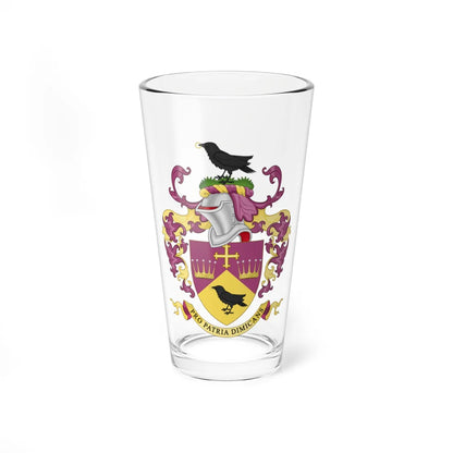Coat of Arms of Ellesmere College (England) (Coat of Arms) Pint Glass 16oz 16oz - Go Mug Yourself